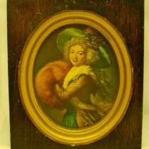 Репродукция в деревянной рамке (X395), в Москве