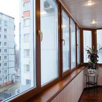 Остекление и отделка балконов под ключ, в Москве