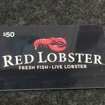 США Подарочная карта на 50$ ресторана " Red Lobster ", в Москве